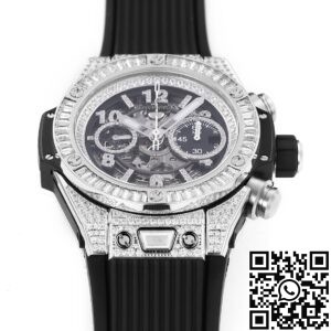 BBF Factory Replica Hublot Big Bang Unico 421.NX.1170.RX.0904 Full Diamond Watch