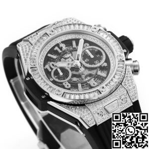 BBF Factory Replica Hublot Big Bang Unico 421.NX.1170.RX.0904 Full Diamond Watch