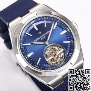 BBR Factory Replica Vacheron Constantin Overseas 6000V/110A-B544 Tourbillon Blue Rubber Strap Series