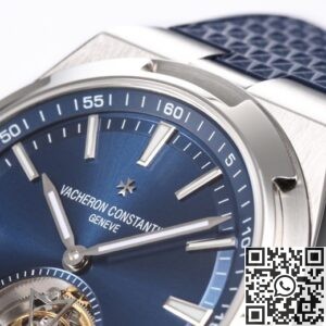 BBR Factory Replica Vacheron Constantin Overseas 6000V/110A-B544 Tourbillon Blue Rubber Strap Series