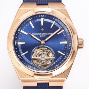 BBR Factory Replica Vacheron Constantin Overseas 6000V/110R-B733 Blue Rubber Straps