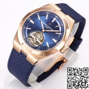 BBR Factory Replica Vacheron Constantin Overseas 6000V/110R-B733 Tourbillon Blue Strap Serie