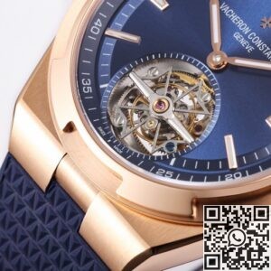 BBR Factory Replica Vacheron Constantin Overseas 6000V/110R-B733 Blue Rubber Straps