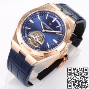 BBR Factory Replica Vacheron Constantin Overseas 6000V/110R-B733 Tourbillon Blue Strap Serie