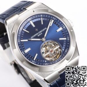 BBR Factory Replica Vacheron Constantin Overseas 6000V/110A-B544 Tourbillon Blue Strap Series