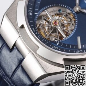 BBR Factory Replica Vacheron Constantin Overseas 6000V/110A-B544 Tourbillon Blue Strap Series