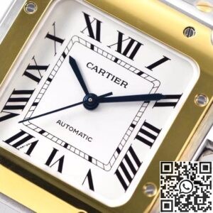 BV Factory Replica Cartier Santos W2SA0016 Whit Dial Series