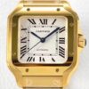 BV Factory Replica Cartier Santos WGSA0030 Gold Watch Case Series