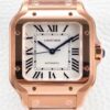 BV Factory Replica Cartier Santos WGSA0031 Rose Gold Case Series
