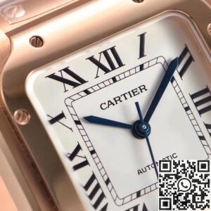 BV Factory Replica Cartier Santos WGSA0031 Rose Gold Case Series