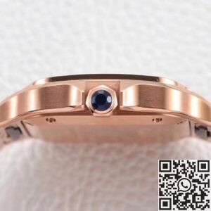 BV Factory Replica Cartier Santos WGSA0031 Rose Gold Case Series