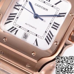 BV Factory Replica Cartier Santos WGSA0018 Rose Gold Case Series