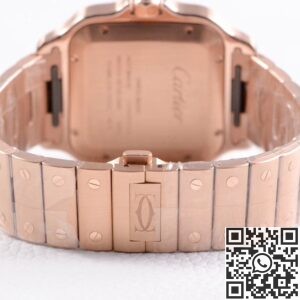 BV Factory Replica Cartier Santos WGSA0018 Rose Gold Case Series