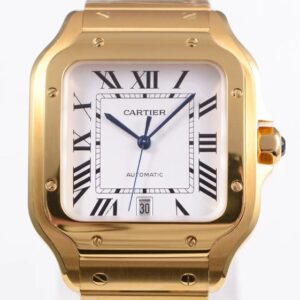 BV Factory Replica Cartier Santos WGSA0029 Gold Watch Case Series