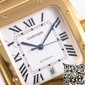 BV Factory Replica Cartier Santos WGSA0029 Gold Watch Case Series