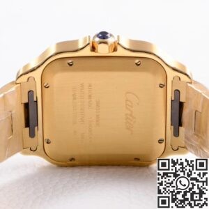 BV Factory Replica Cartier Santos WGSA0029 Gold Watch Case Series