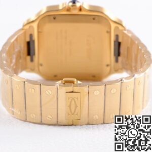 BV Factory Replica Cartier Santos WGSA0029 Gold Watch Case Series
