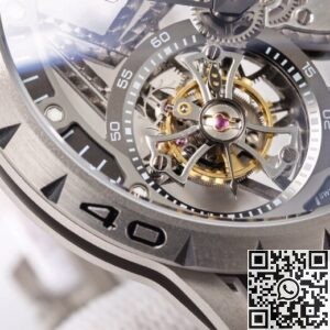 BBR Factory Replica Roger Dubuis Excalibur Spider RDDBEX0479 Tourbillon Titanium Case Series
