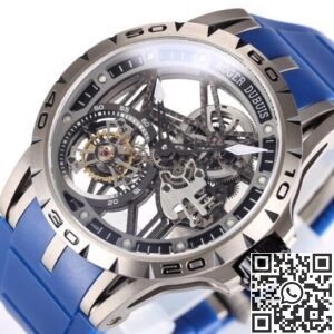BBR Factory Replica Roger Dubuis Excalibur Spider RDDBEX0479 Tourbillon Titanium Case Series
