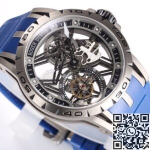 BBR Factory Replica Roger Dubuis Excalibur Spider RDDBEX0479 Tourbillon Titanium Case Series