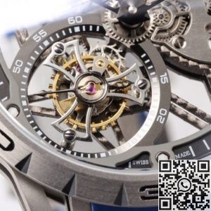 BBR Factory Replica Roger Dubuis Excalibur Spider RDDBEX0479 Tourbillon Titanium Case Series