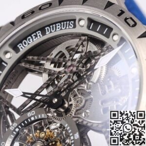 BBR Factory Replica Roger Dubuis Excalibur Spider RDDBEX0479 Tourbillon Titanium Case Series