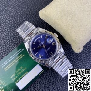 EW Factory Replica Rolex Day Date M228236-0007 Blue Dial Series