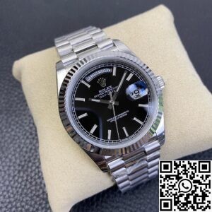 EW Factory Replica Rolex Day Date M228236-0003 Black Dial Series