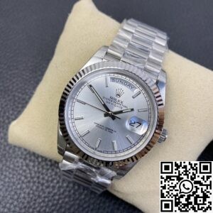 EW Factory Replica Rolex Day Date M228236 Silver Dial Series