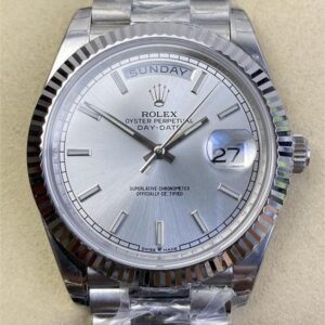 EW Factory Replica Rolex Day Date M228236 Silver Dial Series