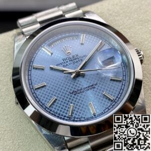 EW Factory Replica Rolex Day Date M228236-0007 Blue Dial Series