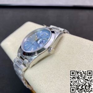 EW Factory Replica Rolex Day Date M228236-0007 Blue Dial Series