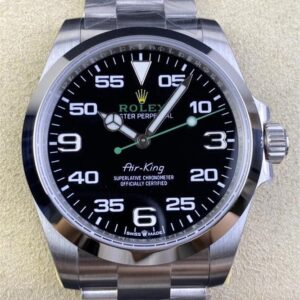 JVS Factory Replica Rolex Air King M116900-0001 Black Dial Series
