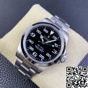 JVS Factory Replica Rolex Air-King M116900-0001 Black Dial Series