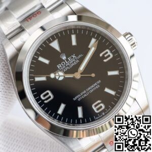 EW Factory Replica Rolex Explorer M124270-0001 Black Dial Series 904L 36mm