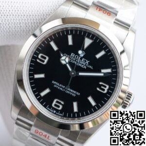 EW Factory Replica Rolex Explorer M124270-0001 Black Dial Series 904L 36mm