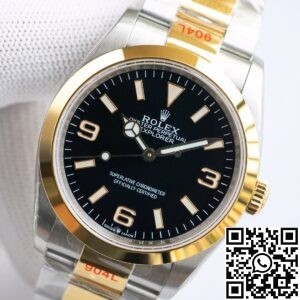 EW Factory Replica Rolex Explorer M124273-0001 Black Dial Series 36mm