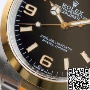 EW Factory Replica Rolex Explorer M124273-0001 Black Dial Series 36mm
