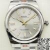 EW Factory Replica Rolex Oyster Perpetual M124300-0001 Silver Dial Series