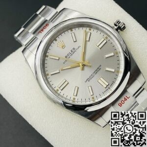 EW Factory Replica Rolex Oyster Perpetual M124300-0001 Silver Dial Series