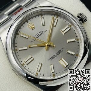 EW Factory Replica Rolex Oyster Perpetual M124300-0001 Silver Dial Series