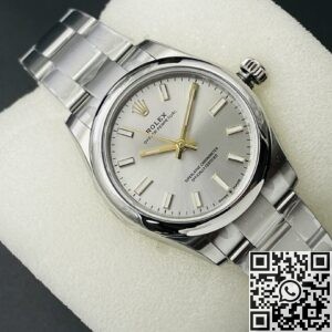 EW Factory Replica Rolex Oyster Perpetual M126000-0001 Silver Dial Series 36mm
