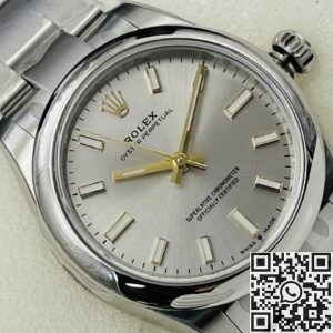 EW Factory Replica Rolex Oyster Perpetual M126000-0001 Silver Dial Series 36mm