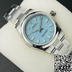 EW Factory Replica Rolex Oyster Perpetual M126000-0006 Tiffany Blue Dial Series 36mm