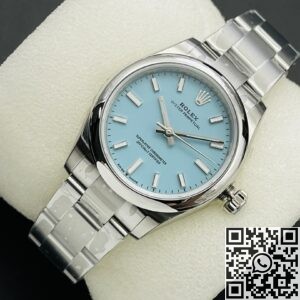 EW Factory Replica Rolex Oyster Perpetual M126000-0006 Tiffany Blue Dial Series 36mm