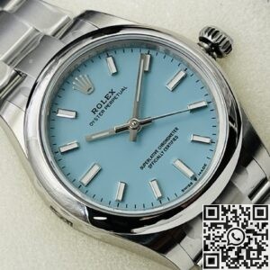 EW Factory Replica Rolex Oyster Perpetual M126000-0006 Tiffany Blue Dial Series 36mm