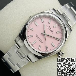 EW Factory Replica Rolex Oyster Perpetual M126000-0008 Pink Dial Series 36mm