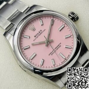 EW Factory Replica Rolex Oyster Perpetual M126000-0008 Pink Dial Series 36mm
