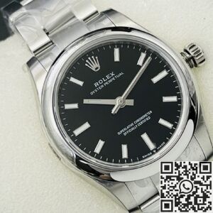 EW Factory Replica Rolex Oyster Perpetual M126000-0002 Black Dial Series 36mm