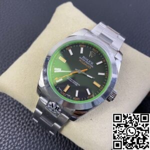 AR Factory Replica Rolex Milgauss M116400GV-0001 Black Dial